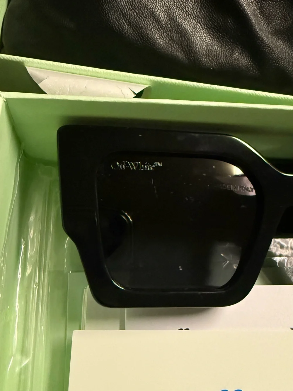 Off-White Black Oversized Square Sunglasses
